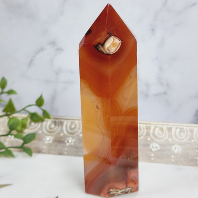 Druzy Carnelian Tower