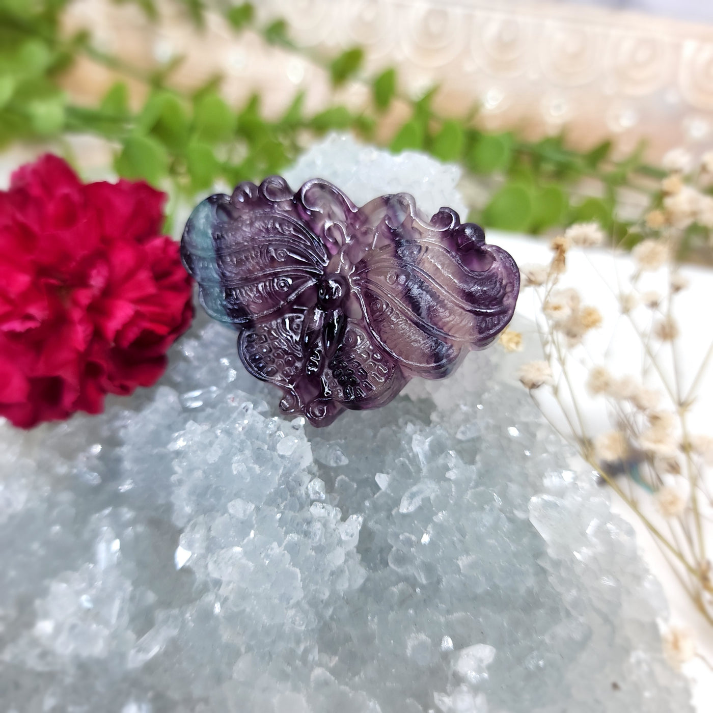 Rainbow Fluorite Butterfly