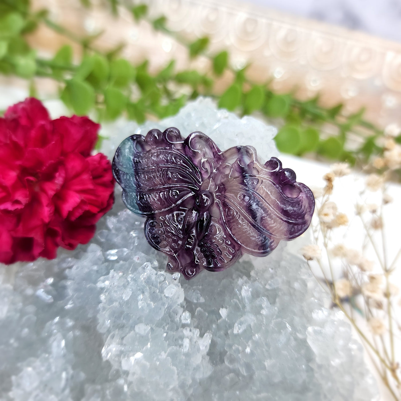 Rainbow Fluorite Butterfly
