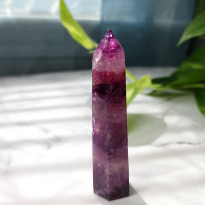 Magenta Fluorite Tower