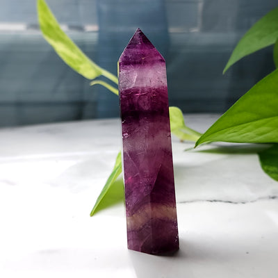 Magenta Fluorite Tower