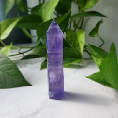 Purple Fluorite Tower