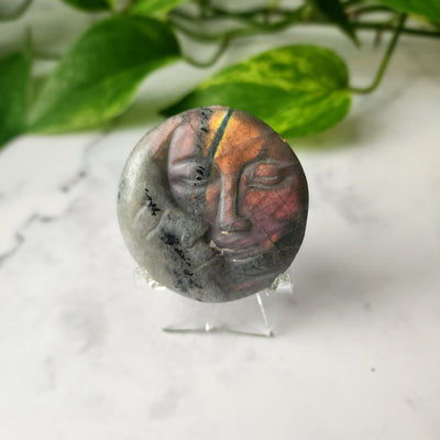 Sunset Labradorite Moon & Sun